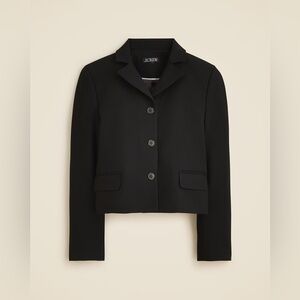 NWT J CREW Cropped lady blazer in four-season stretch